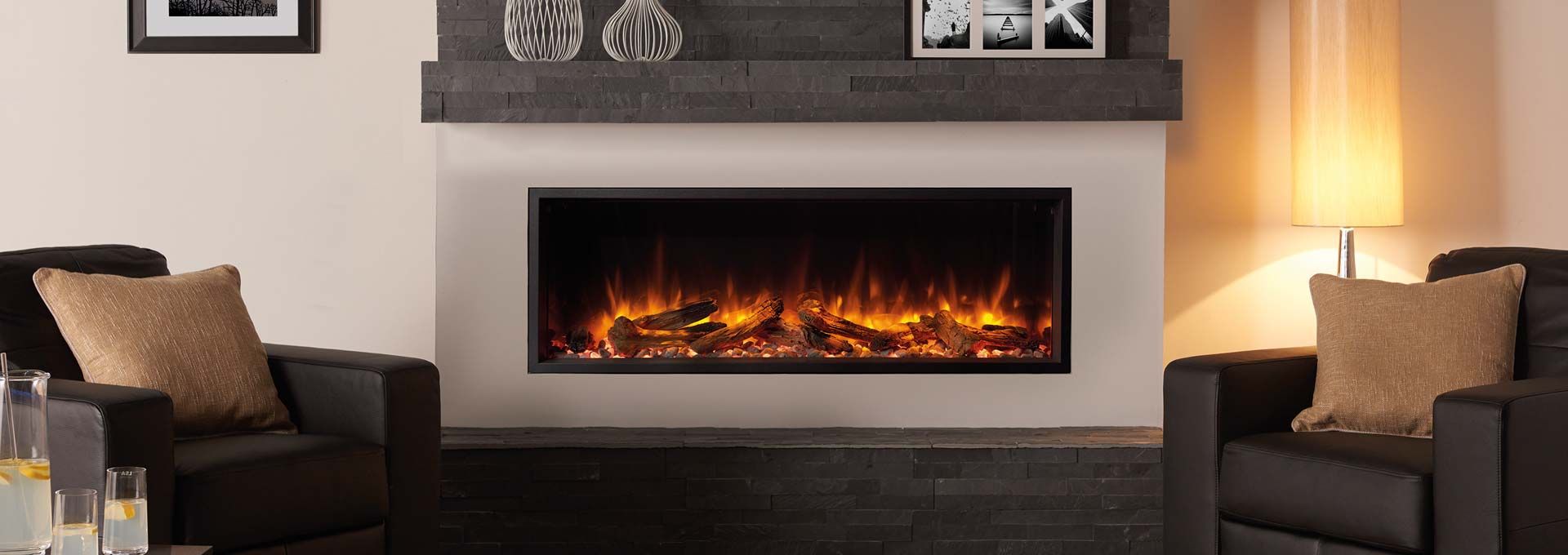 fireplace hall