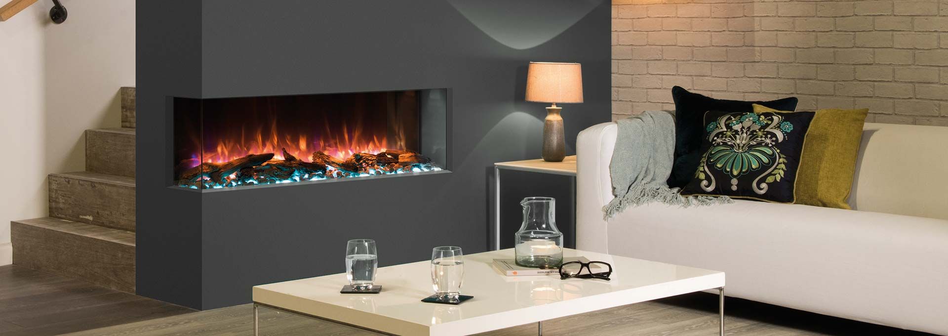 fireplace modern